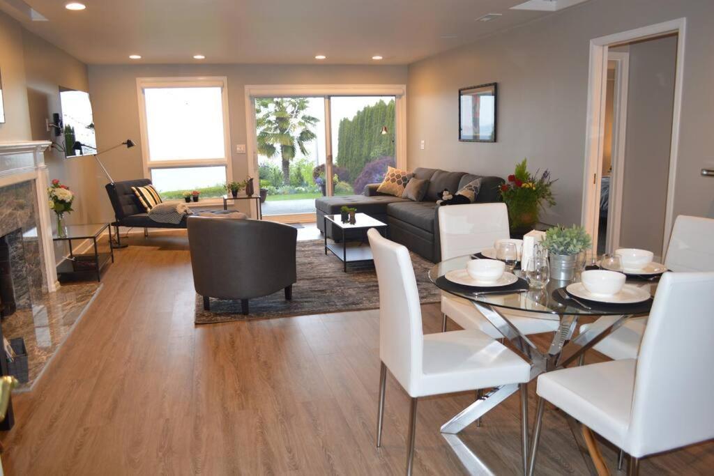 1-Bedroom Seaview Guesthouse On Seattle Luxury Estate With Views Of Olympic Mountains Buitenkant foto